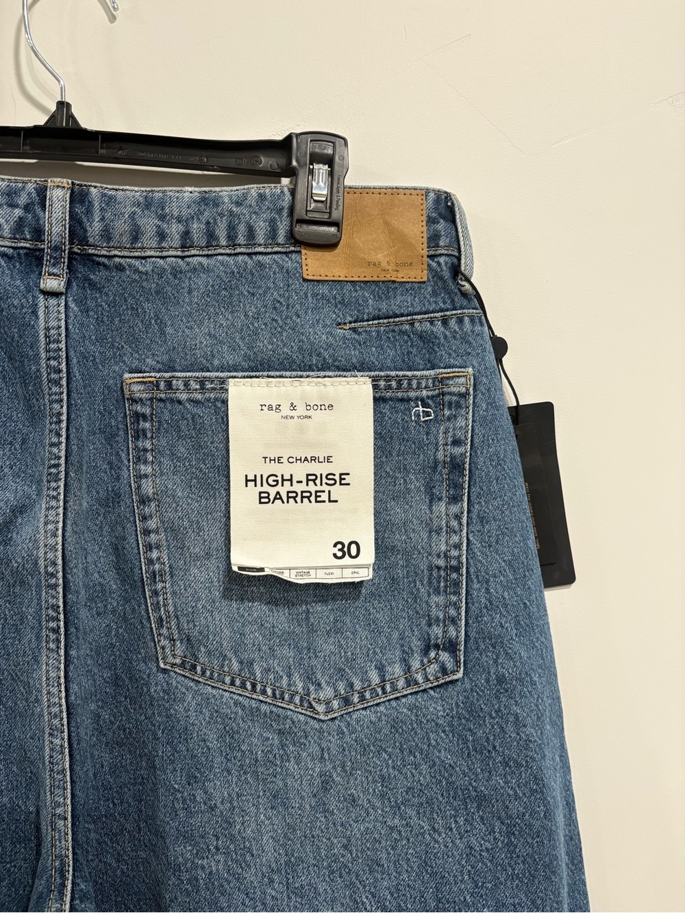 RAG & BONE Charlie Ankle high-rise barrel-leg jeans - Picture 7 of 8